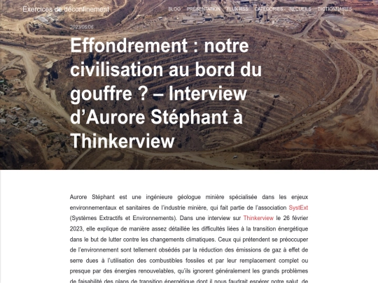 effondrement-notre-civilisation-au-bord-du-gouffre-interview-daurore-stephant-a-thinkerview screenshot