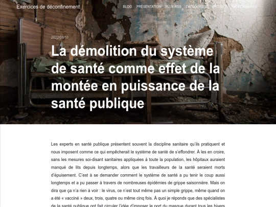 la-demolition-du-systeme-de-sante-comme-effet-de-la-montee-en-puissance-de-la-sante-publique screenshot
