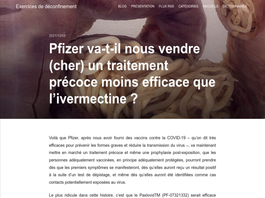pfizer-va-t-il-nous-vendre-cher-un-traitement-precoce-moins-efficace-que-livermectine screenshot