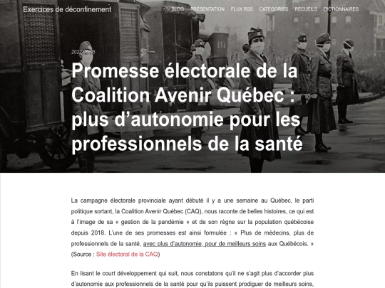 promesse-electorale-de-la-coalition-avenir-quebec-plus-dautonomie-pour-les-professionnels-de-la-sante screenshot