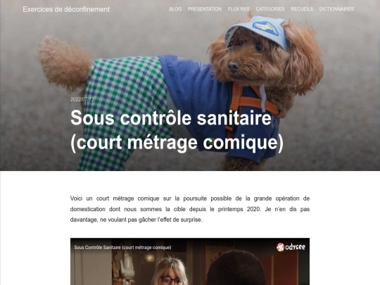 sous-controle-sanitaire-court-metrage-comique screenshot