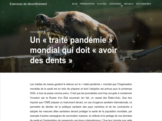 un-traite-pandemie-mondial-qui-doit-avoir-des-dents screenshot