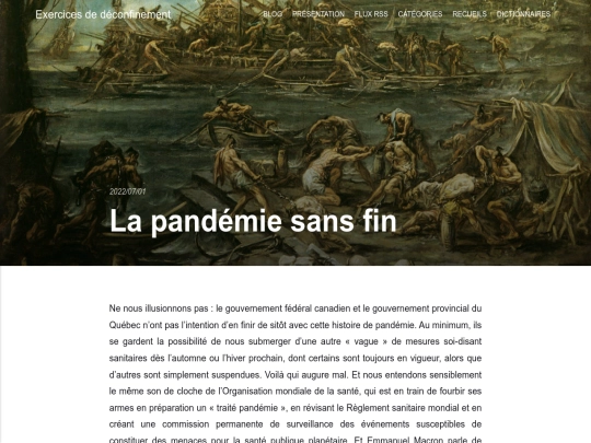 une-pandemie-sans-fin screenshot