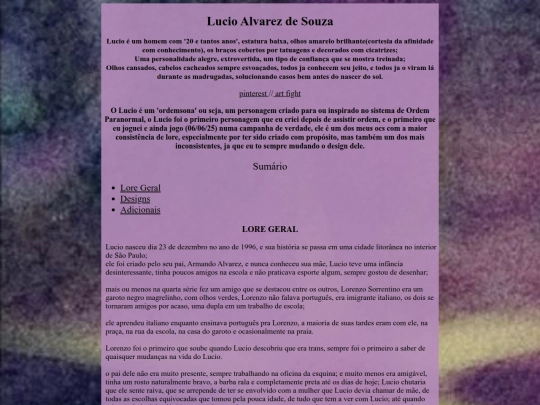oc_pages/luciopage screenshot