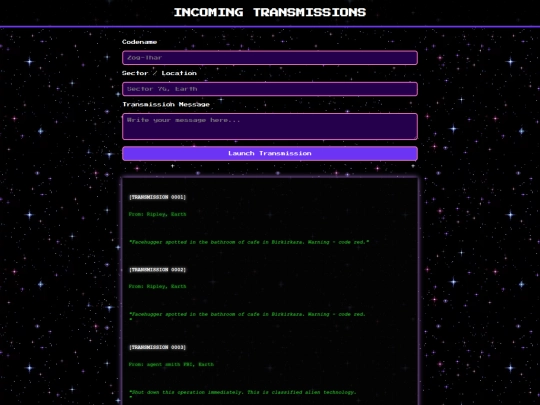 test screenshot