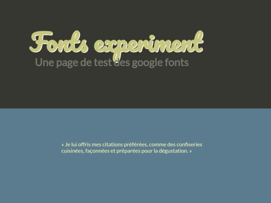 fonts screenshot