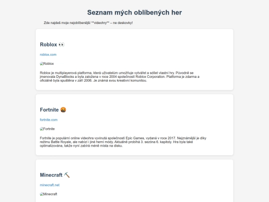 index screenshot