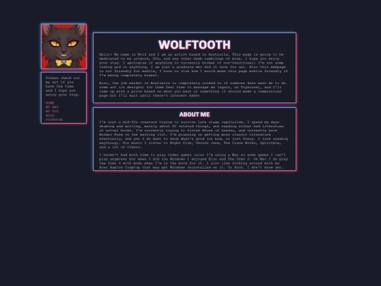 test screenshot