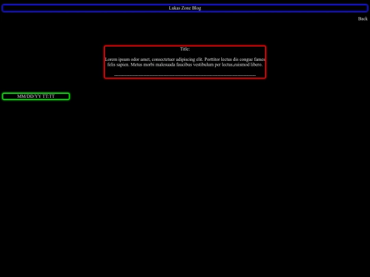 BlogPostTemplate screenshot