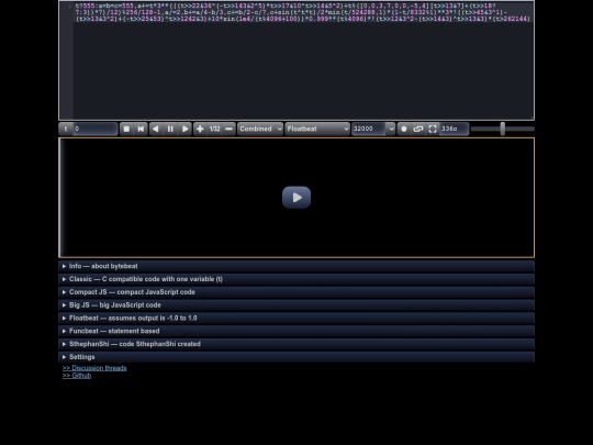 Bytebeatruined screenshot