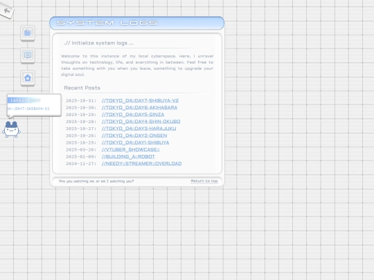 blog screenshot