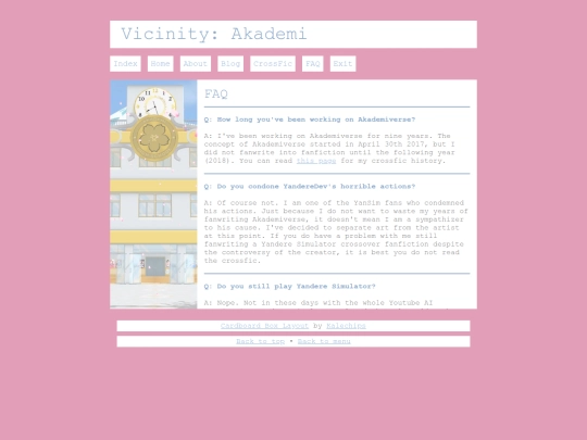 faq screenshot