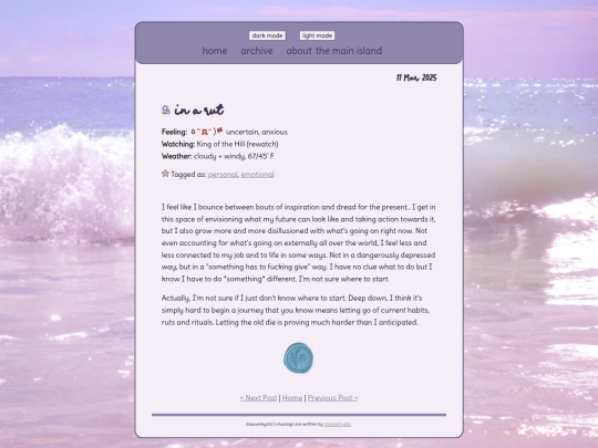 blog/posts/2025-03-11-In-A-Rut screenshot