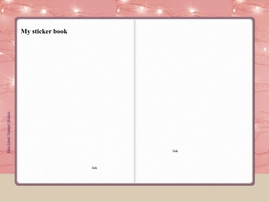 testing/stickerbook screenshot