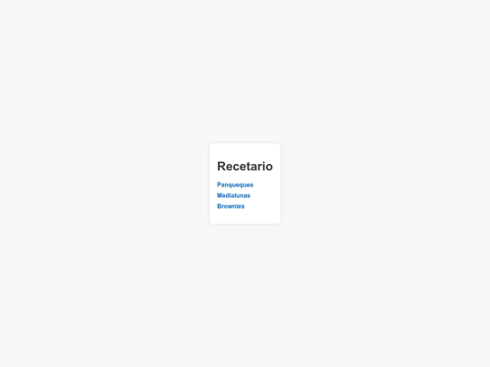 Recetario/adsuyas screenshot