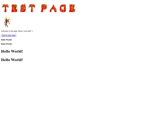 testpage screenshot