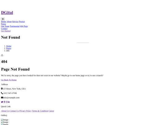 404 screenshot