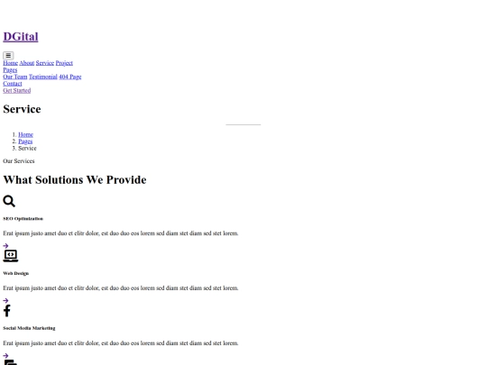 service screenshot