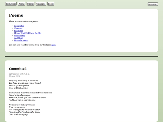 en/Poems screenshot