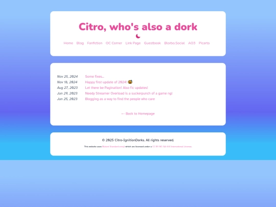 tags/blogging screenshot