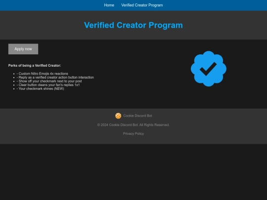 verifiedcreatorapp screenshot