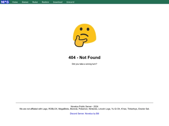 not_found screenshot