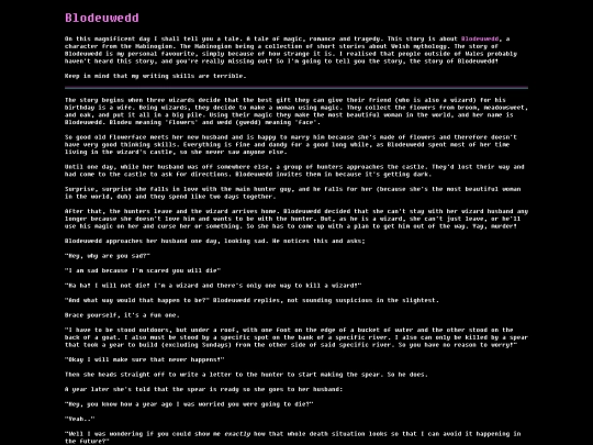 junk/blodeuwedd screenshot