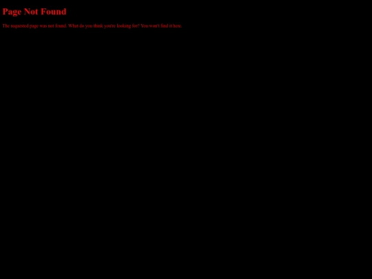 not_found screenshot