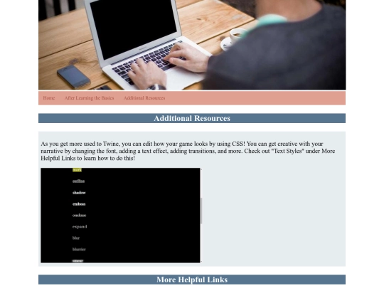 resources screenshot