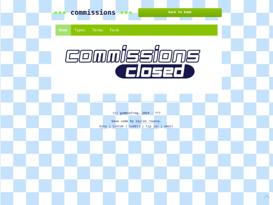 commissions screenshot