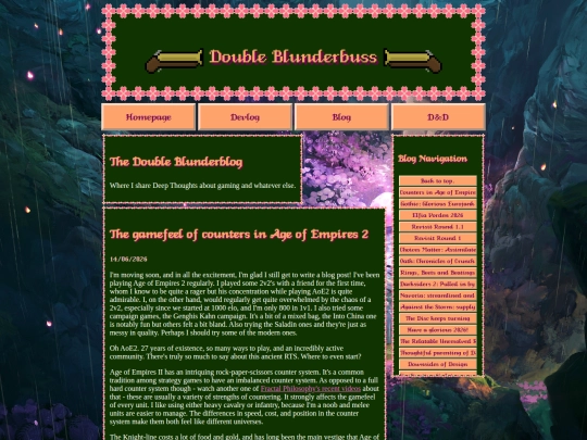blog screenshot