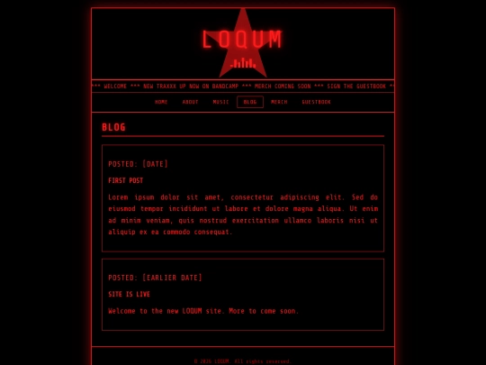 blog screenshot