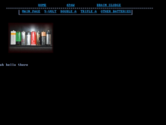 batteries screenshot