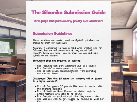 siivonika/guide screenshot