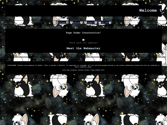 Webmaster screenshot
