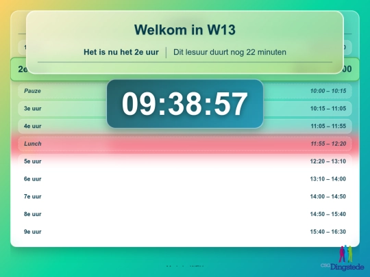 Scherm_startpage/w13 screenshot
