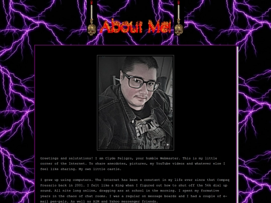 aboutme screenshot