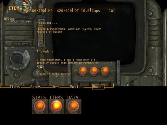 STATS/Books screenshot
