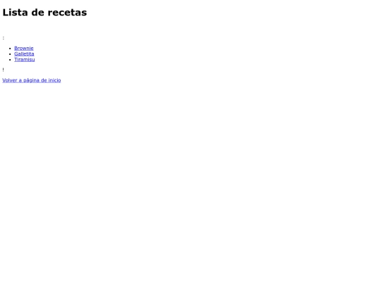 recetario/Recetario screenshot