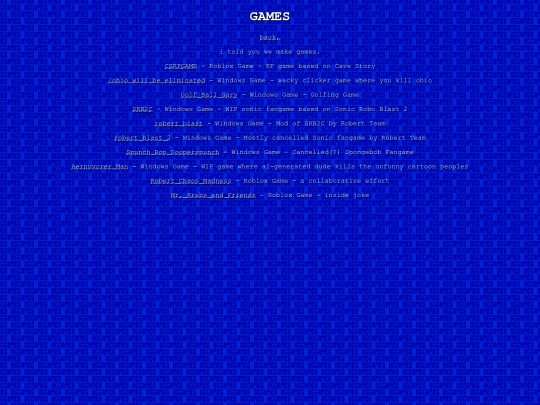 games screenshot