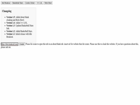 index screenshot