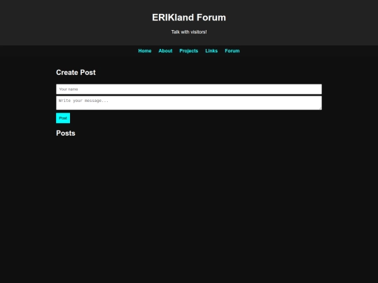 Forum screenshot