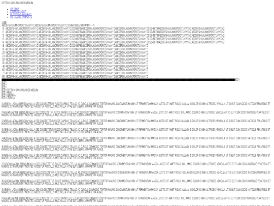 font/ostrich-rounded-demo screenshot