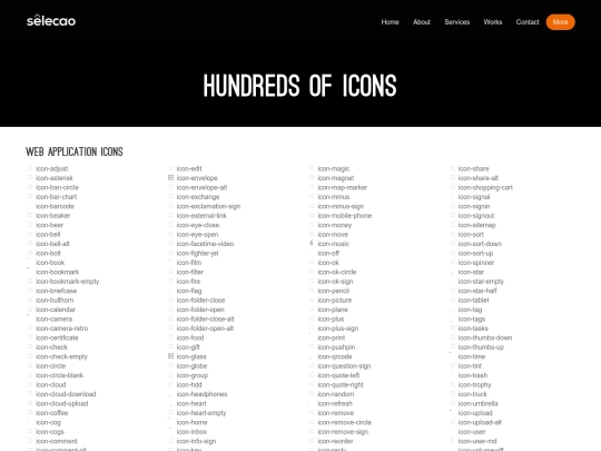 icons screenshot