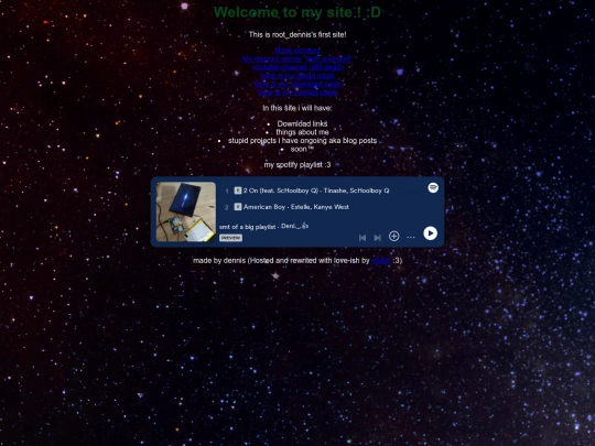 testsite screenshot