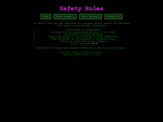 safety screenshot