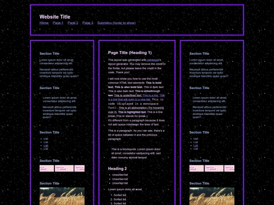 index screenshot