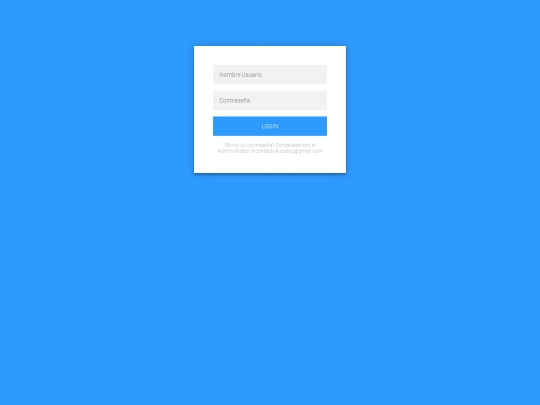 login screenshot