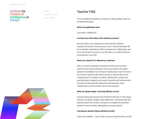 faq screenshot