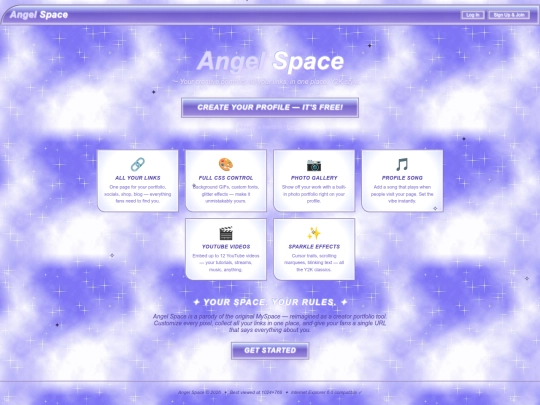 angelspace screenshot